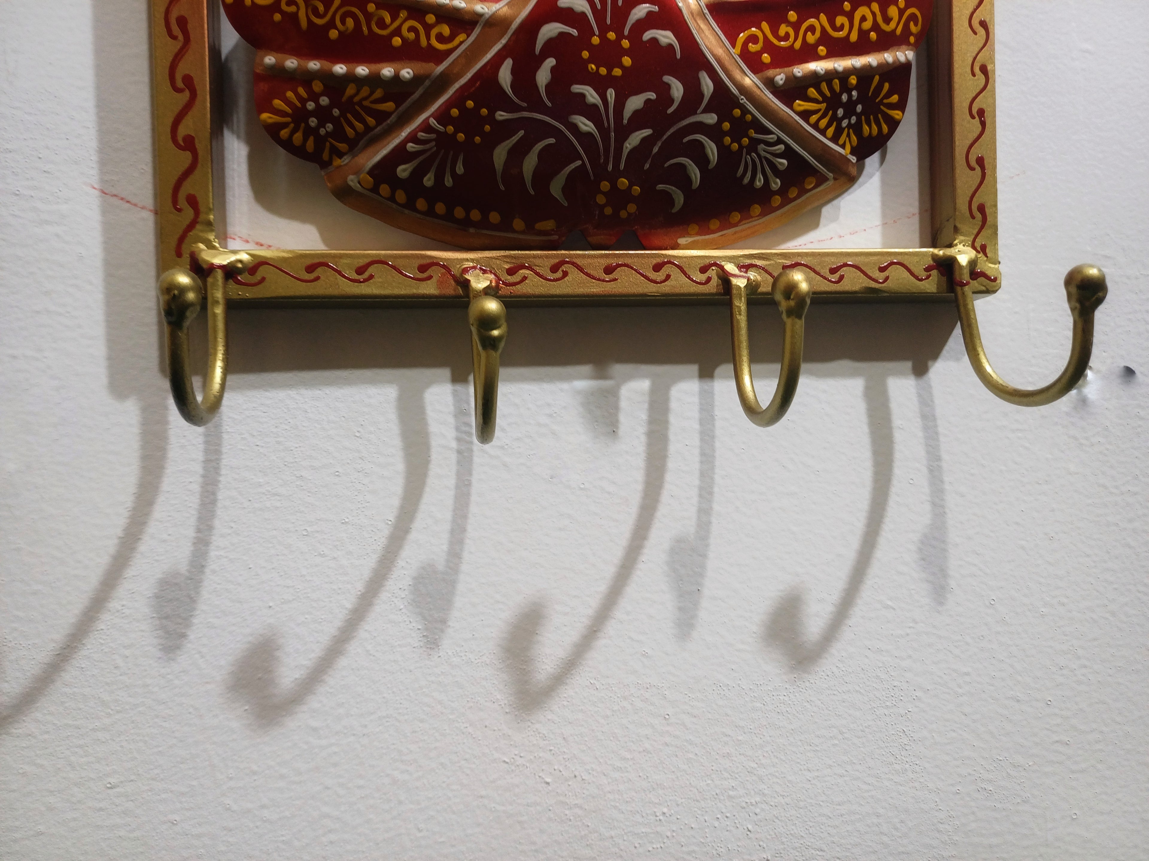 Rajasthani Musician Wall Hook – Handcrafted Metal Art