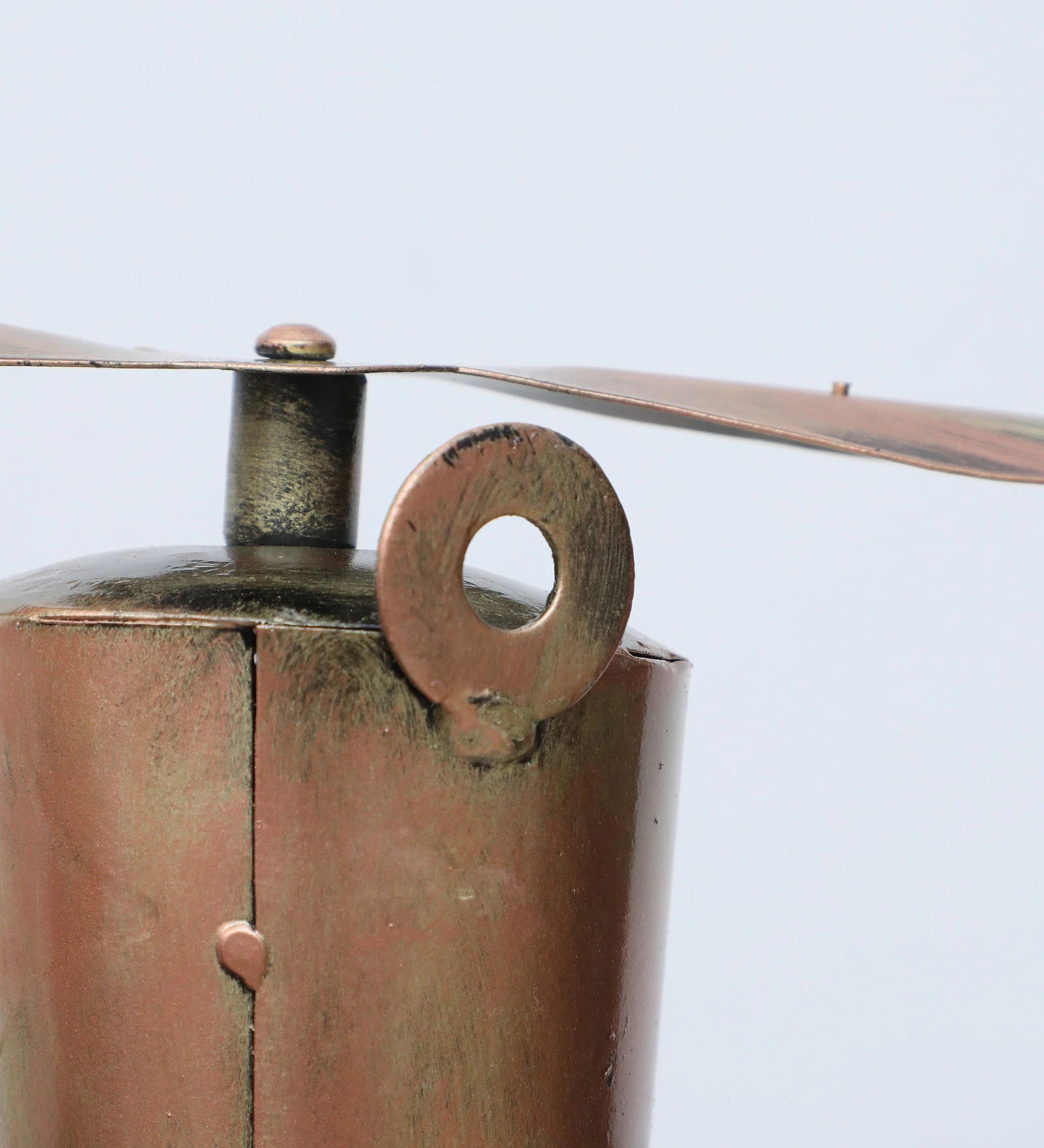 Vintage Brass Airplane Wall Art