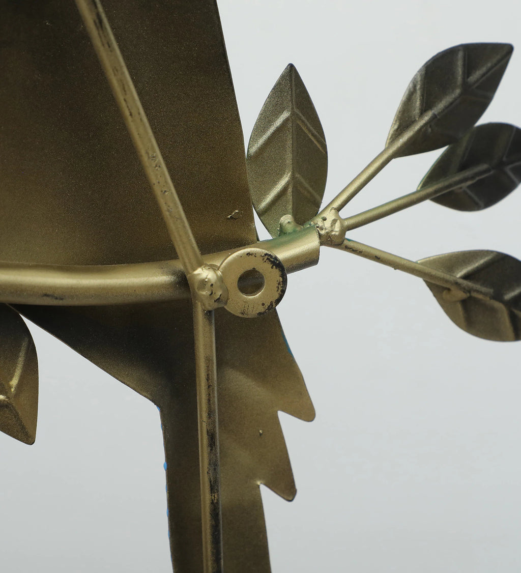 Handcrafted Parrot Design Metal Wall Key Holder