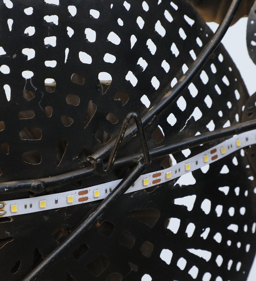 Golden Lotus Bloom Metal Wall Light