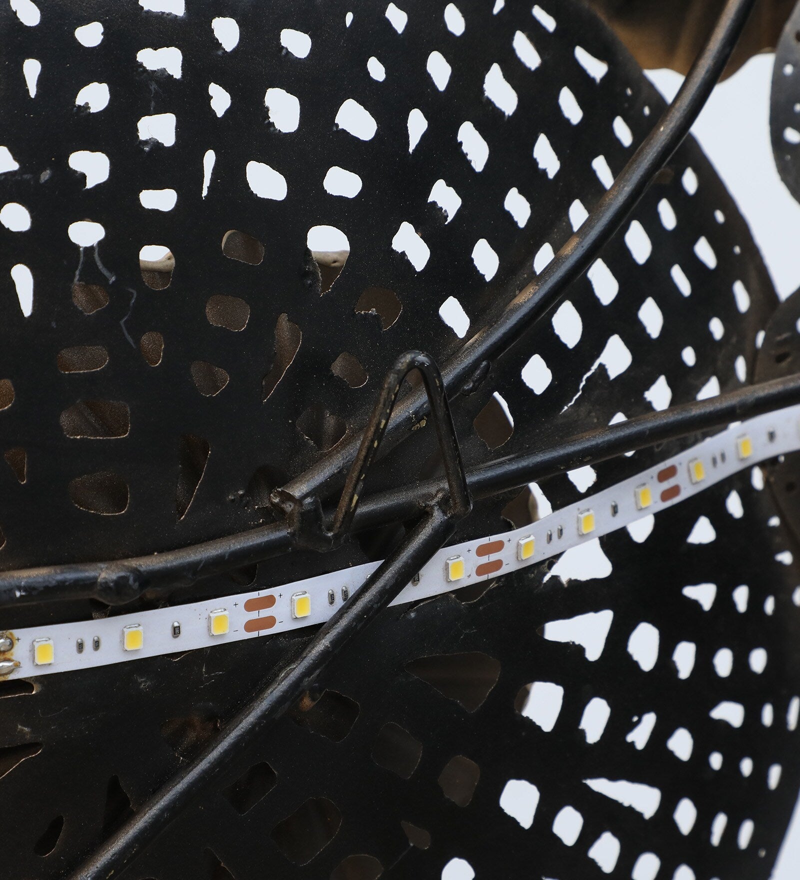 Golden Lotus Bloom Metal Wall Light