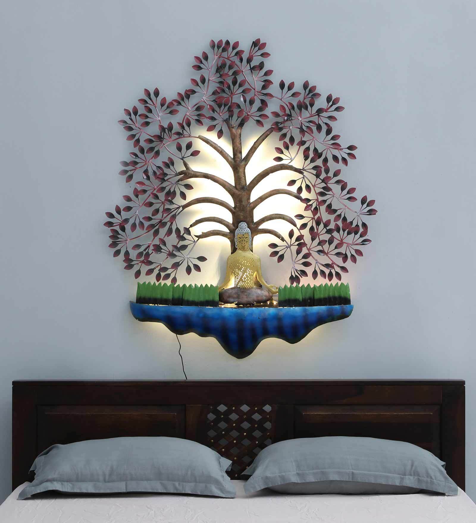 Taruna Tree Buddha Wall Light