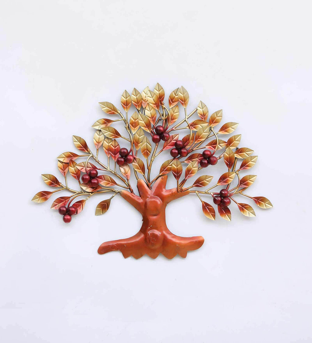 Small Cherry Tree Metal Wall Art