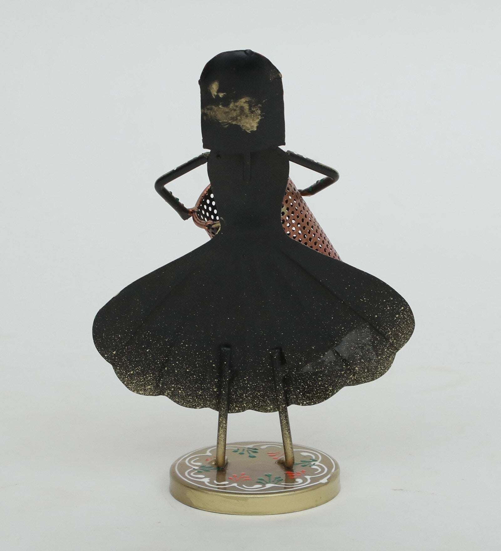 Rajasthani Lady Metal Pen Holder