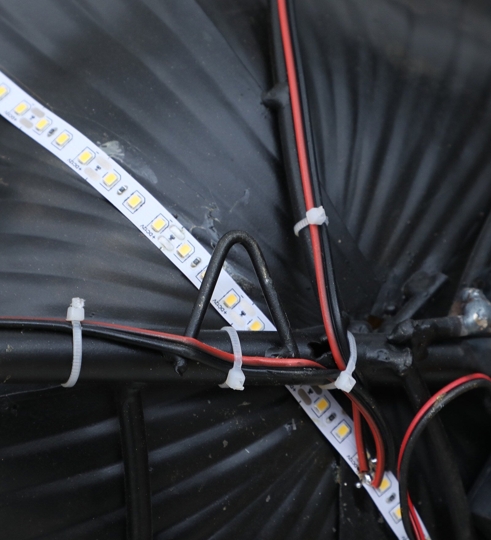 Golden Blossom Radiance Metal Wall Art with LED