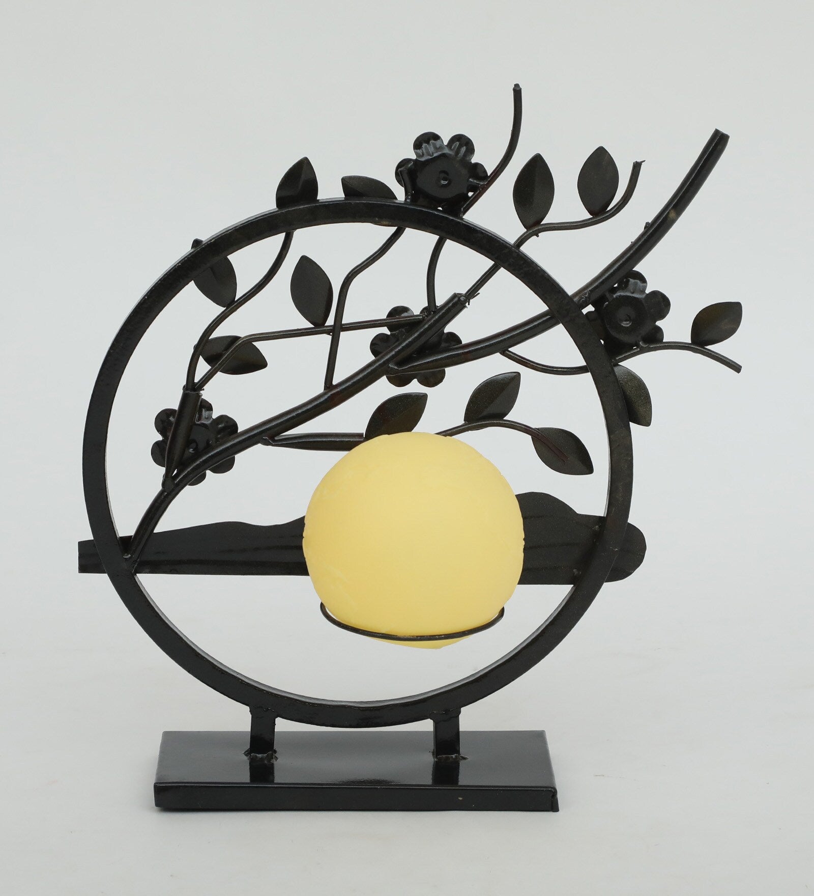 Blossom Serenity Metal Art Showpiece Tree and Moon