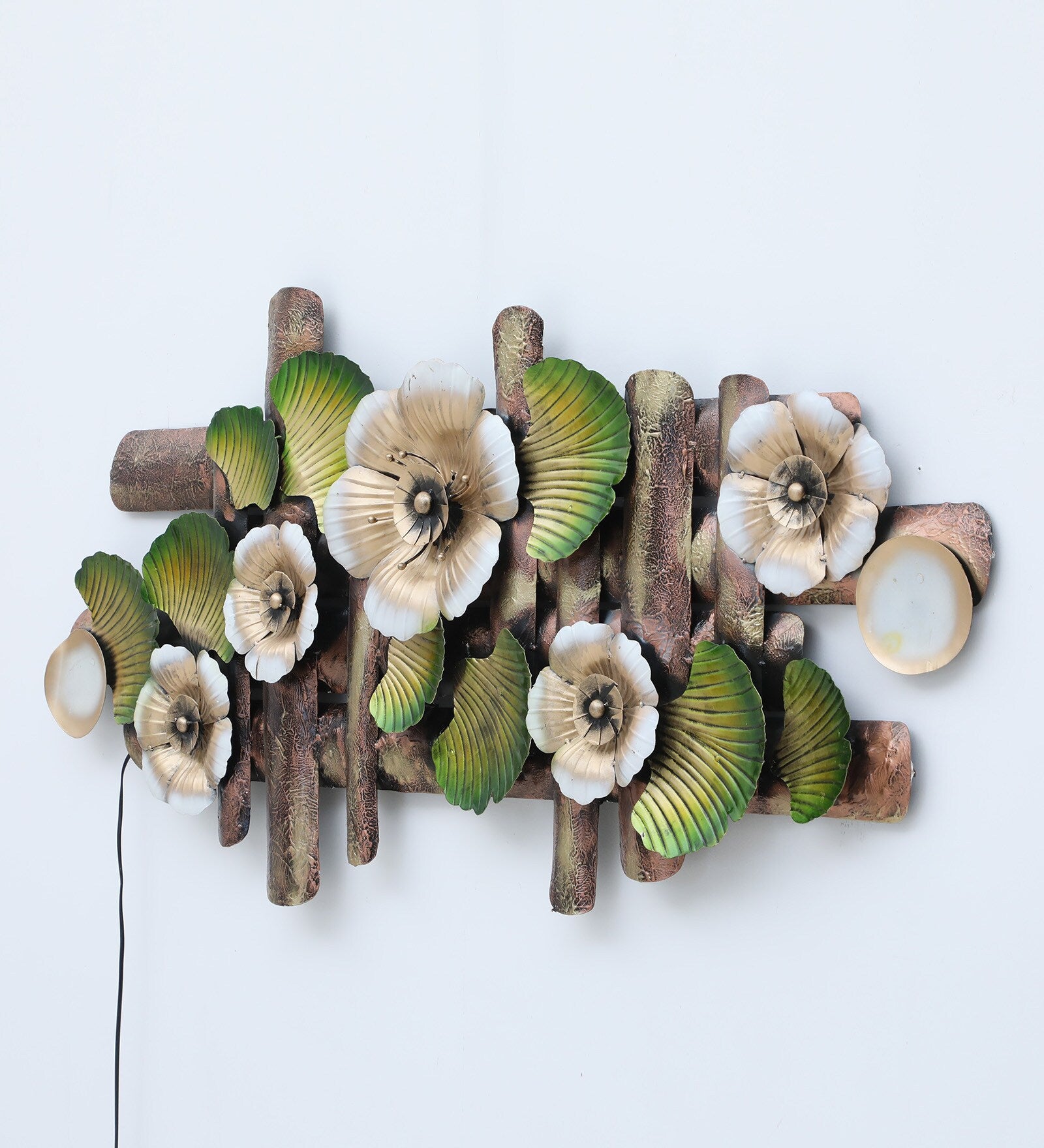 Radiant Trunk Flowar Harmony Metal Wall Art with LED Backlight