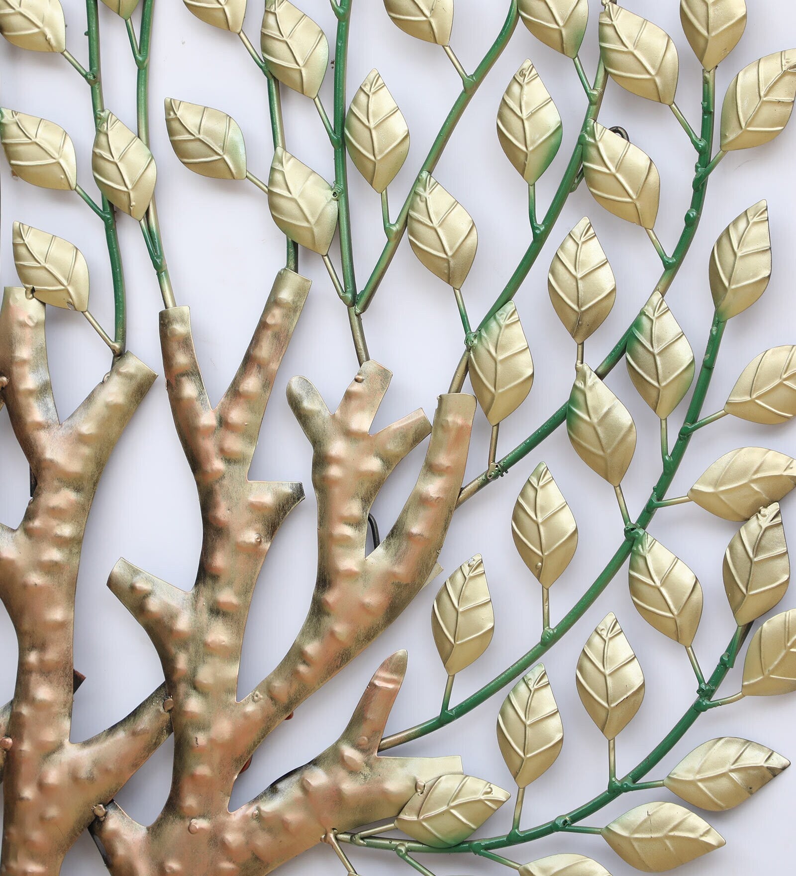 Golden Tana Tree of Life Metal Wall Art with LED Backlight