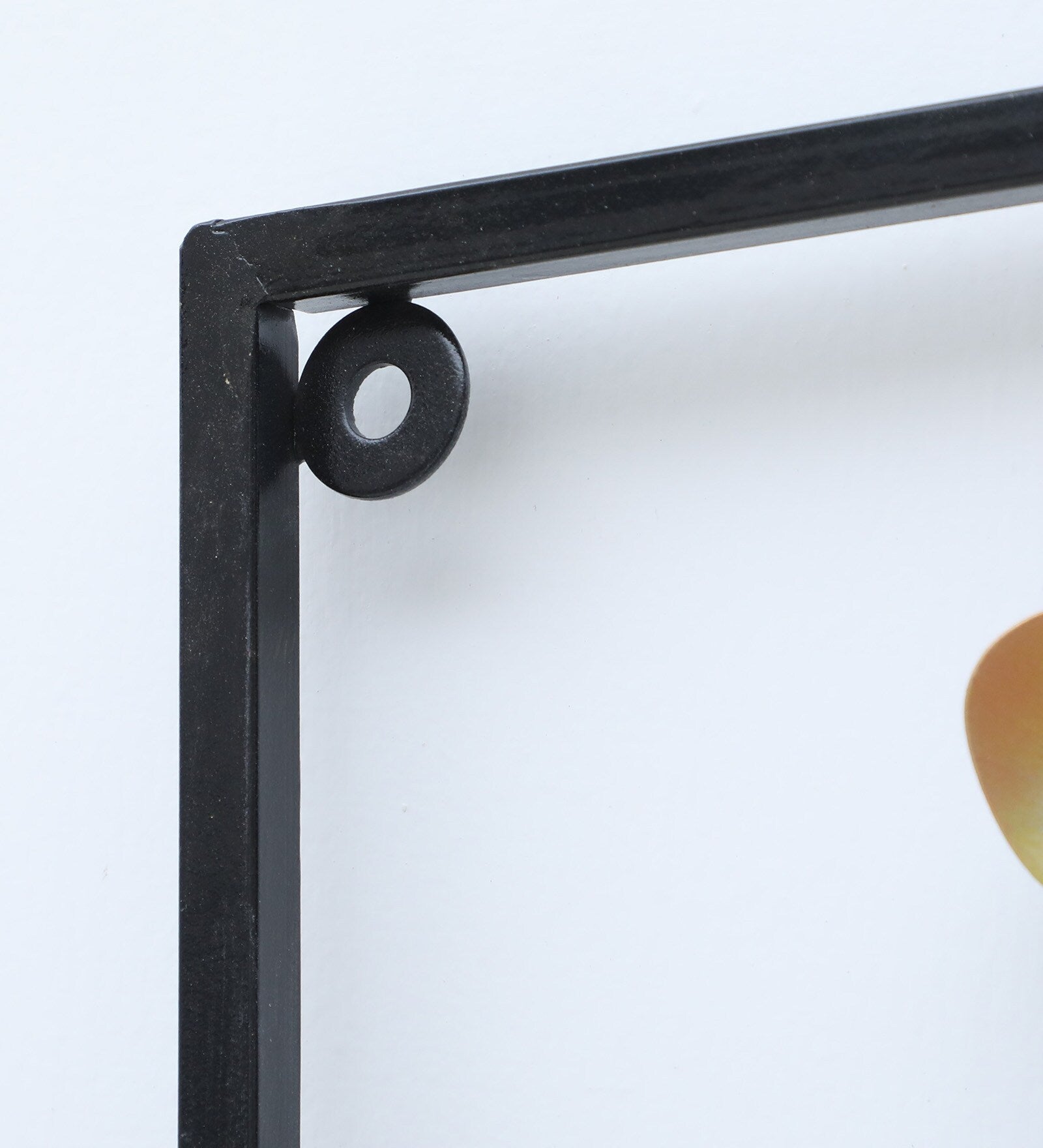 Elegant Floral Metal Wall Art (26x23 inch)