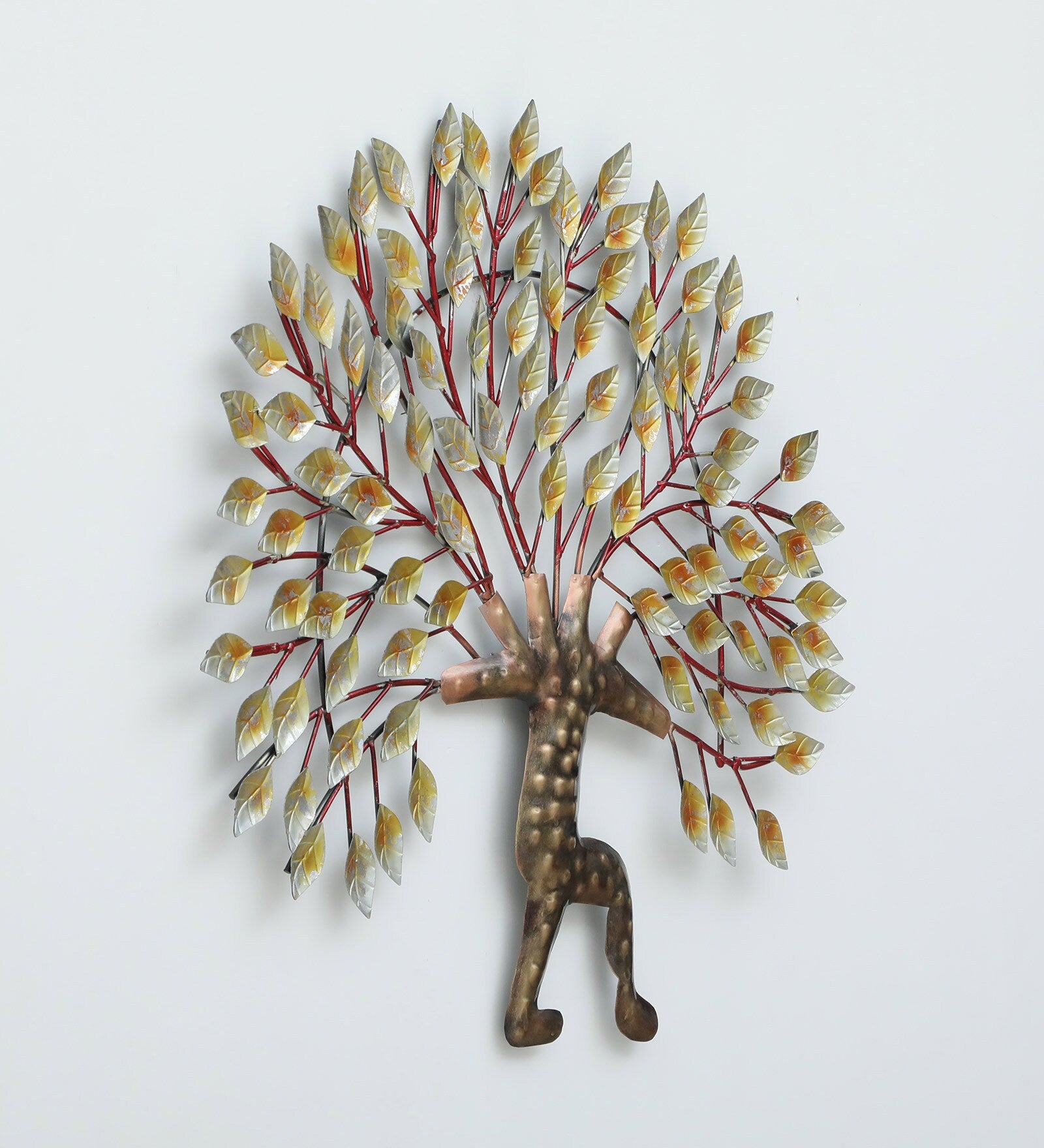 Abstract Metal Tree Wall Art – 30x32 Inch Handcrafted Home Décor