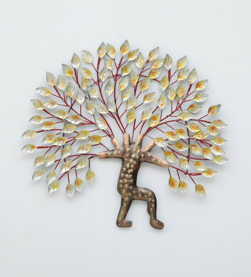Abstract Metal Tree Wall Art – 30x32 Inch Handcrafted Home Décor