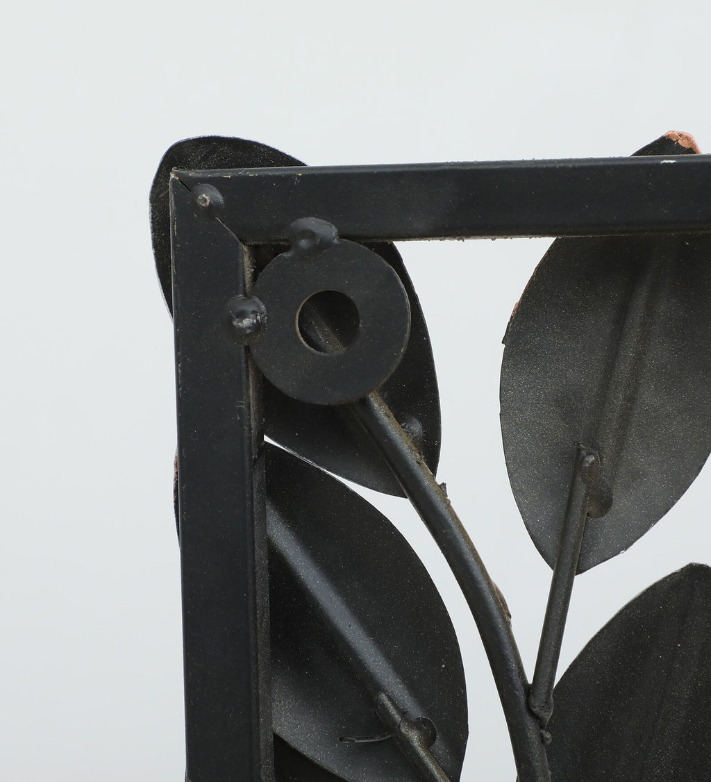 Vibrant Metal Wall Art of Couple on Swing Under Tree julla (24x18 Inch)