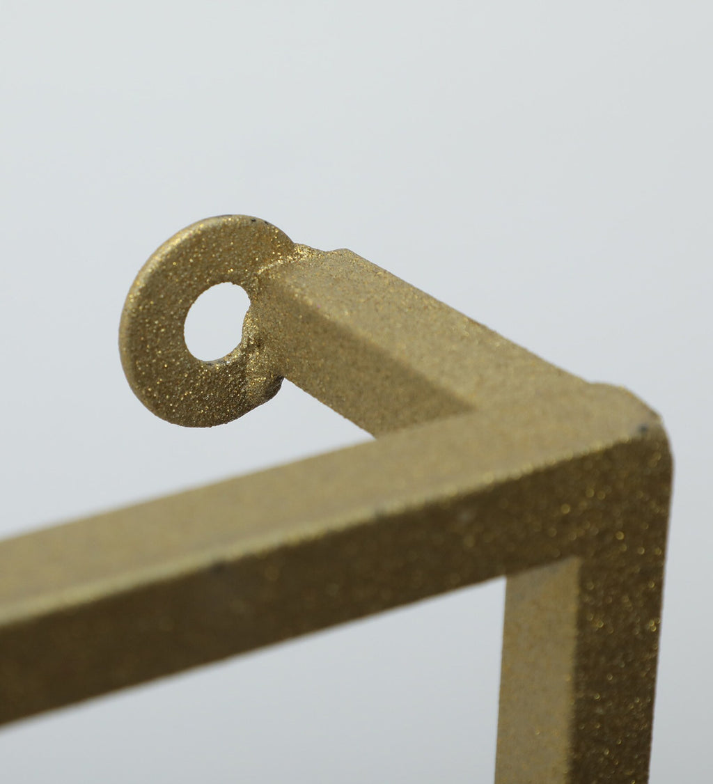 Golden Gallop Metal Horse Wall Art with LED Light