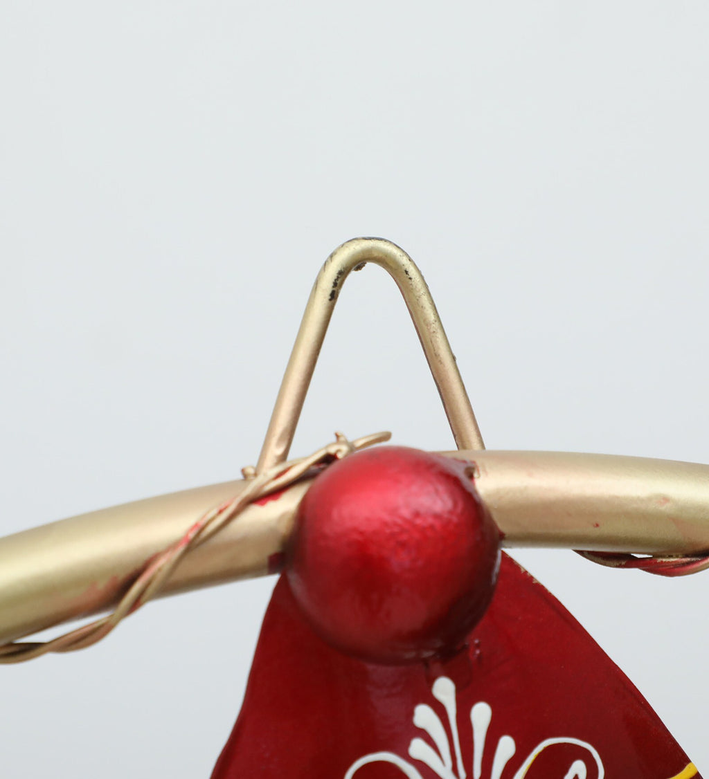 Vibrant Lord Ganesha Metal Wall Art – 54 cm