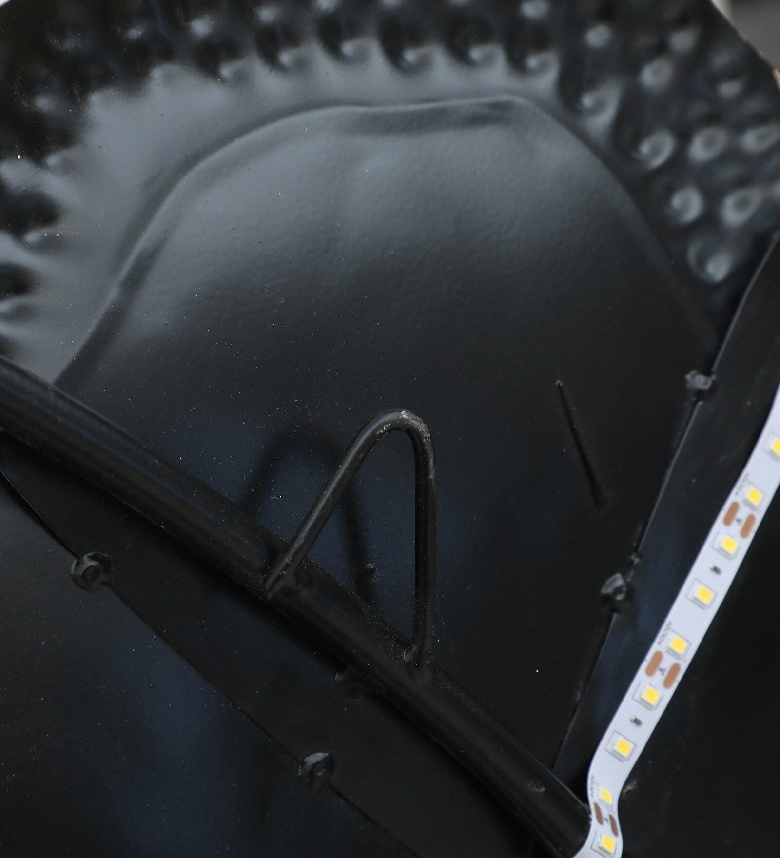 Golden Blossom Radiance Metal Wall Art with LED