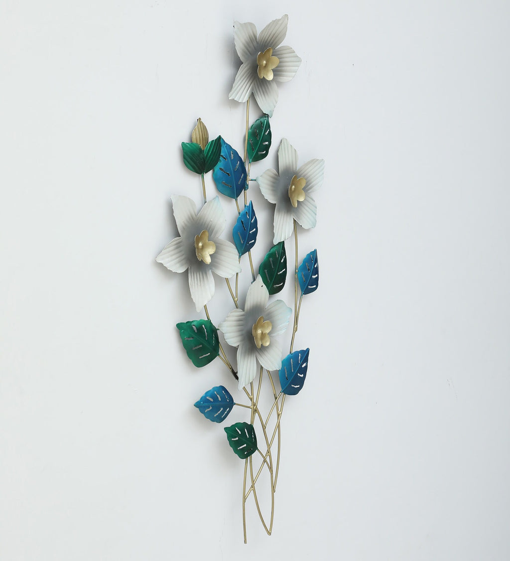 Floral Symphony Metal Wall Art