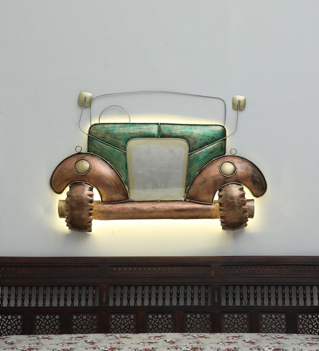 Vintage Car Body Metal Wall Art