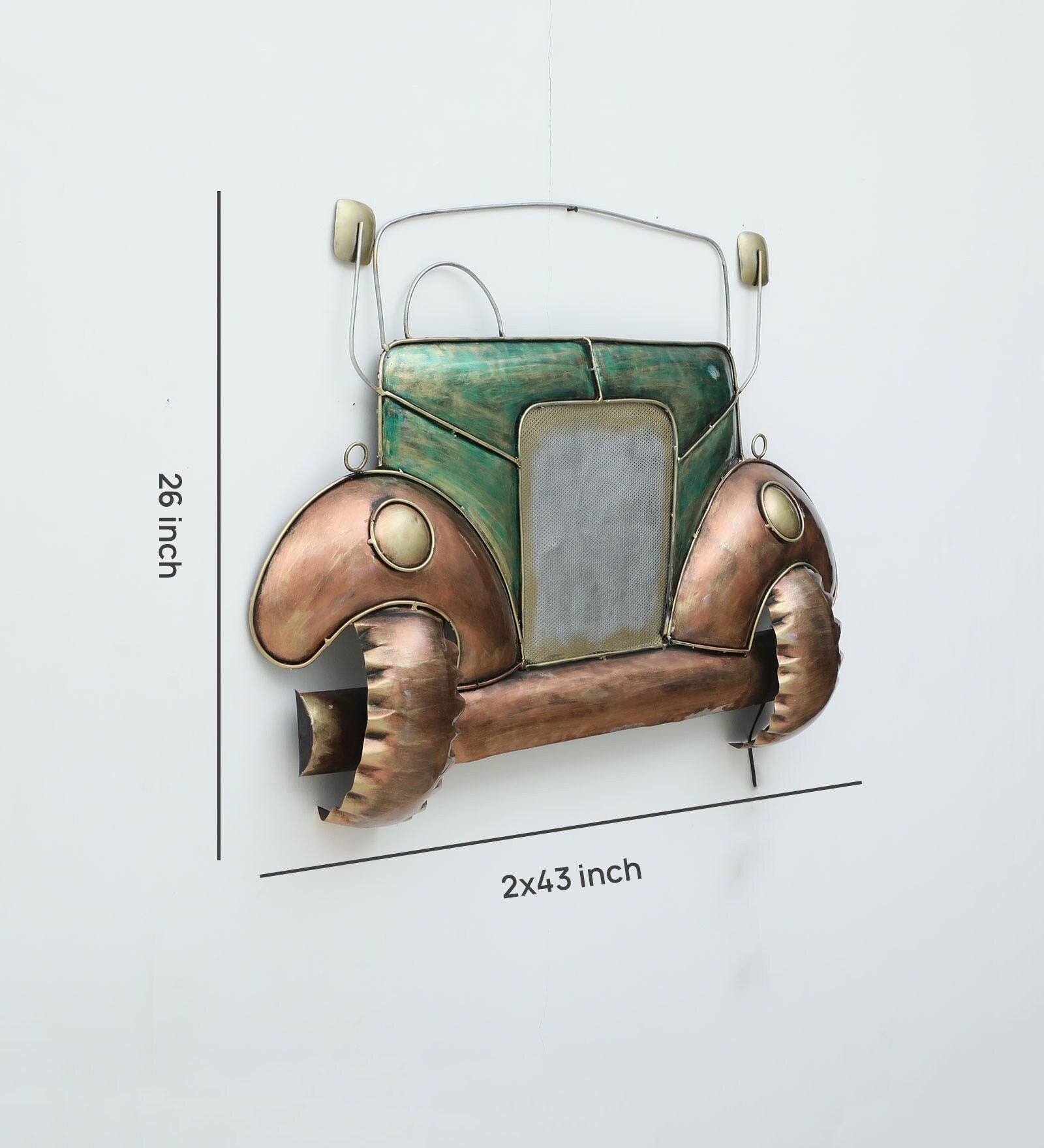 Vintage Car Body Metal Wall Art