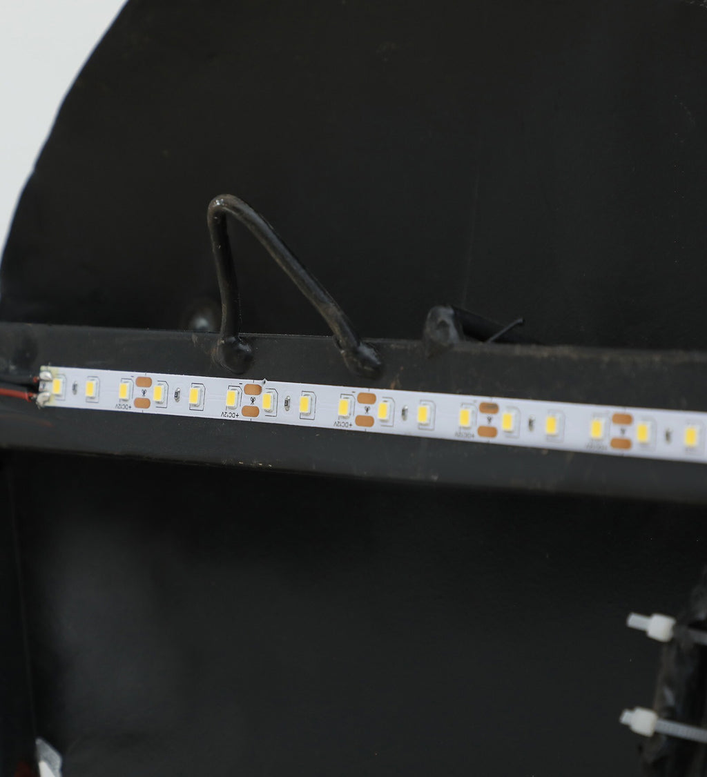 Vintage Blue Metal Bike Wall Art (40x72 Inches)