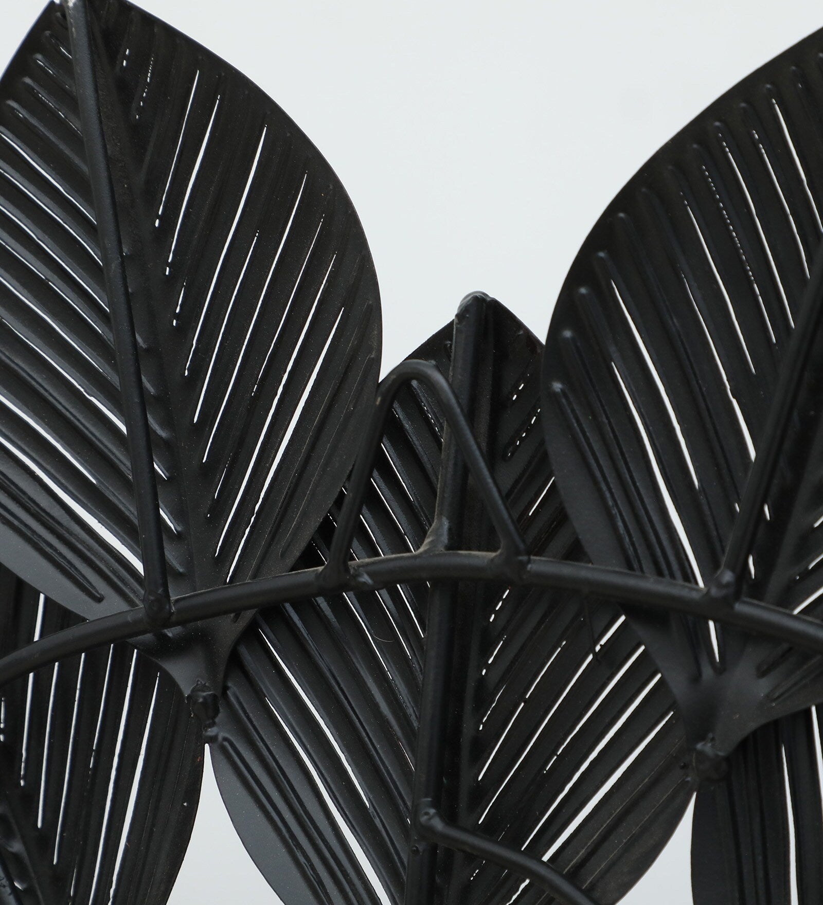 Vintage Copper Leaf Metal Wall Clock – Artistic Home Décor Accent