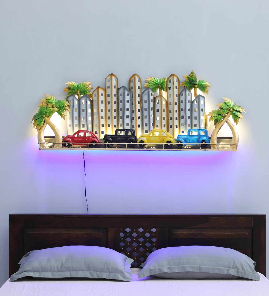 Mumbai City Skyline LED Wall Art