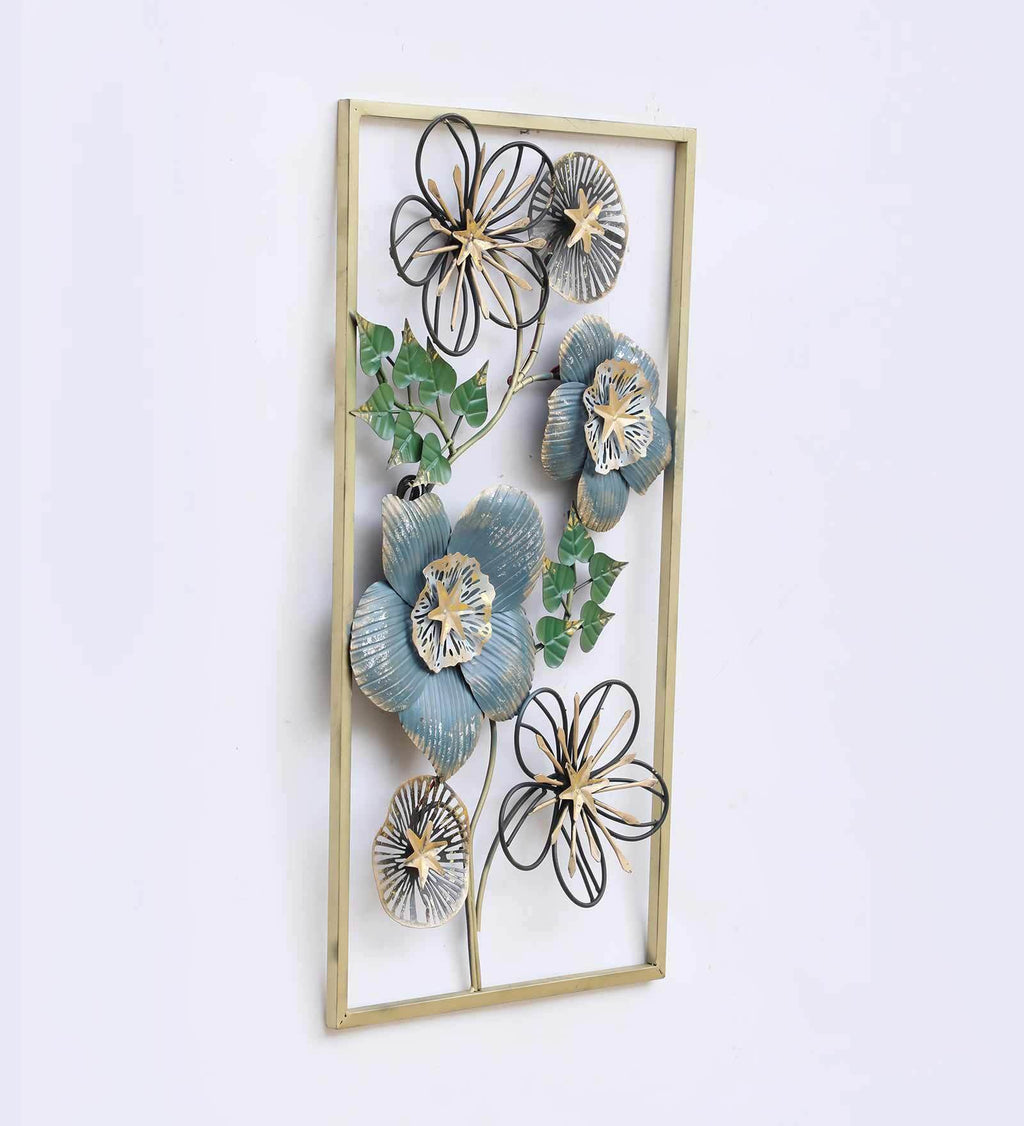 Blossom Elegance Metal Wall Art with LED Lights