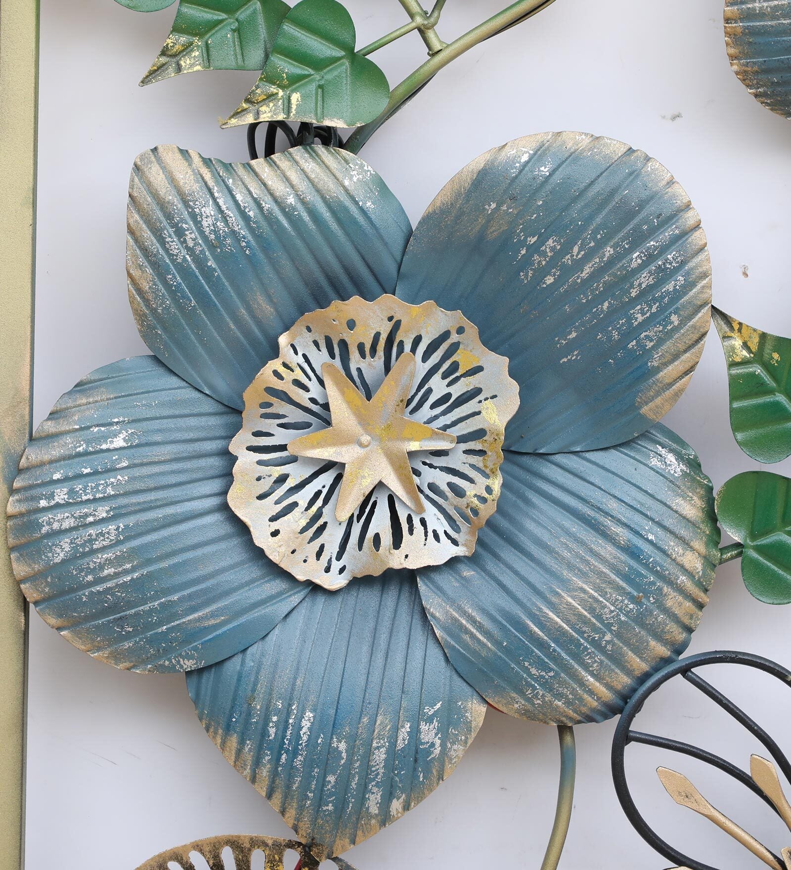 Blossom Elegance Metal Wall Art with LED Lights