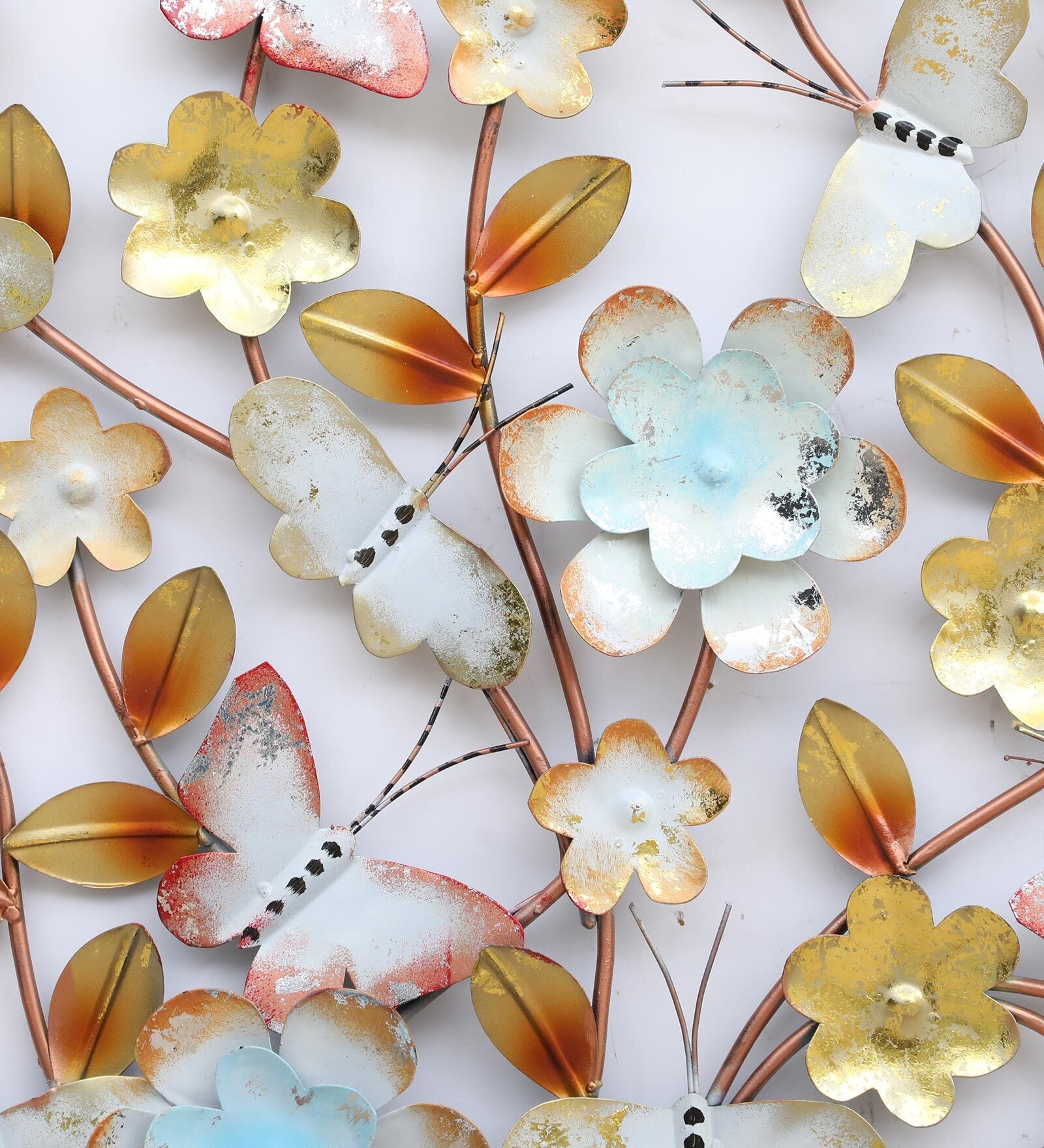 Blooming Tree Metal Wall Art with LED Lights