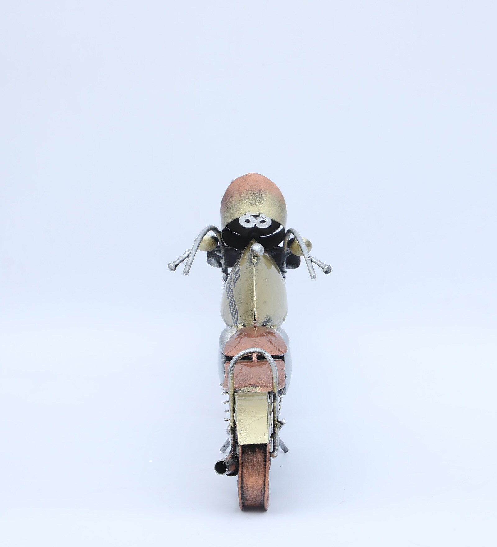 Royal Enfield Metal Bike Clock – Vintage Desk Décor