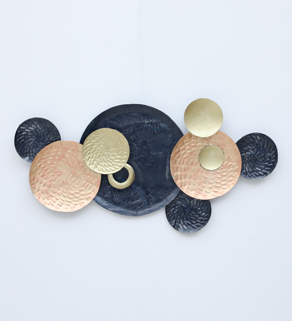 Elegant Metallic Abstract Wall Art – 48 x 22 Inch