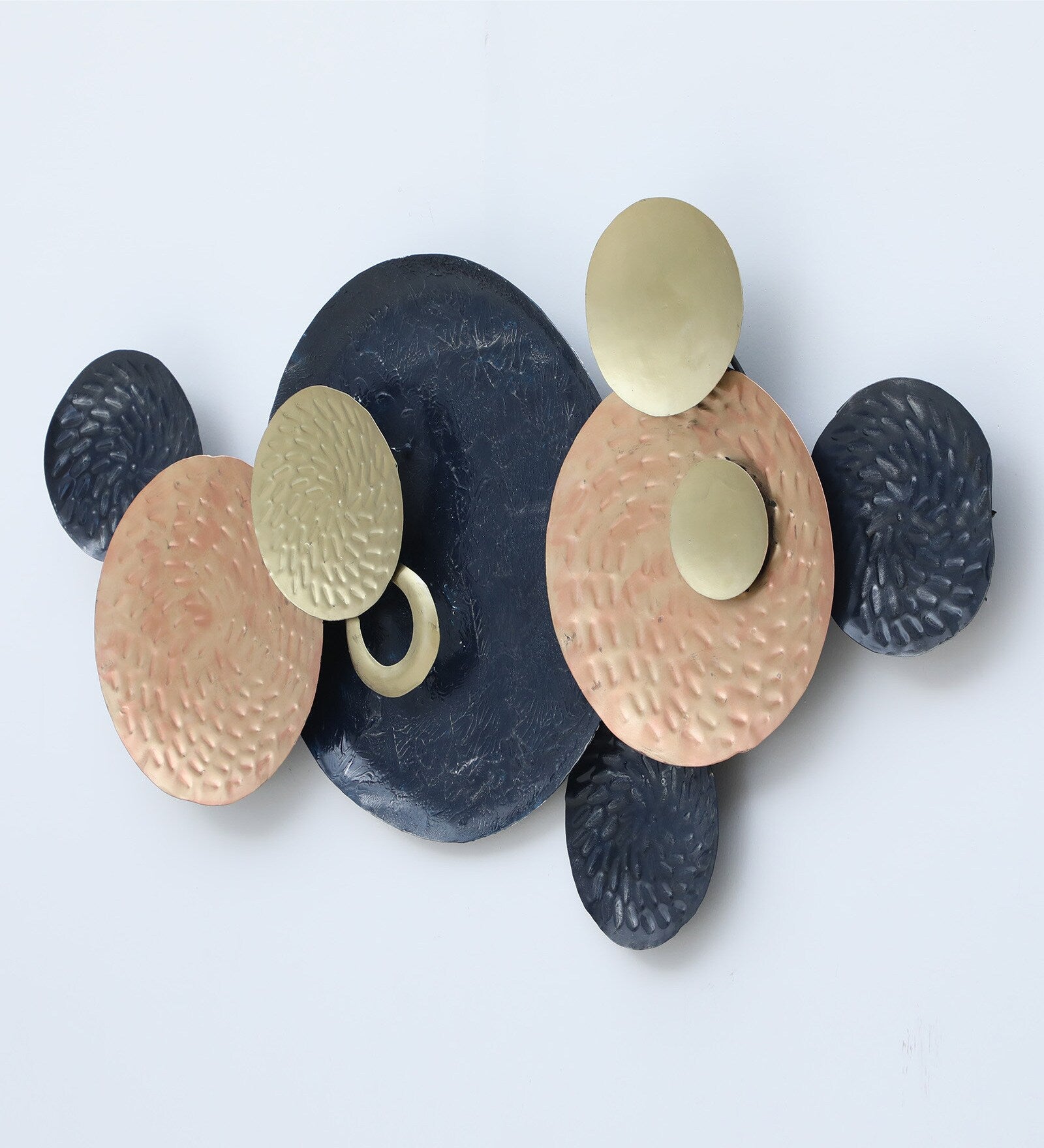 Elegant Metallic Abstract Wall Art – 48 x 22 Inch