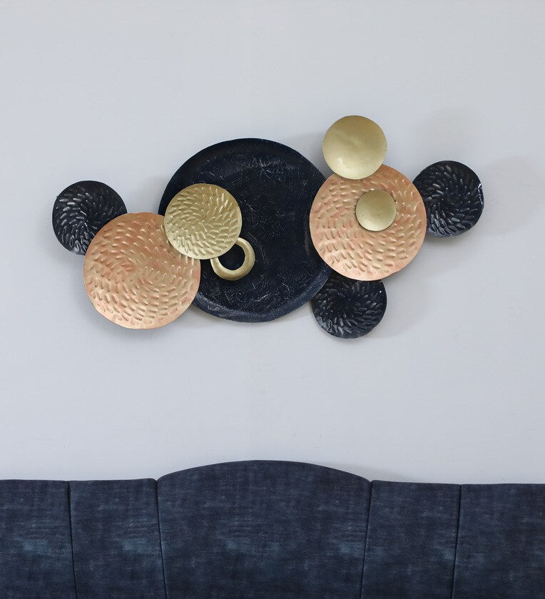 Elegant Metallic Abstract Wall Art – 48 x 22 Inch